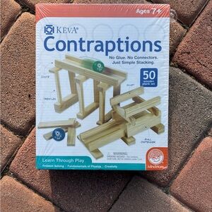 BRAND NEW KEVA Contraptions Wooden Plank Set - Natural